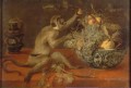 スナイダース・フランス「猿のある静物画」